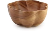 Acacia Wood Flare Bowl 4" x 8"