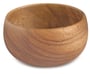 Acacia Wood Round Dish 1.25" x 2.5"