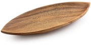Acacia Wood Canoe Dish 14" x 5.5"