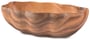 Acacia Wood Rectangular Flare Bowl 4" x 8" x 13"