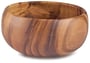 Acacia Wood Round Bowl 3" x 6"